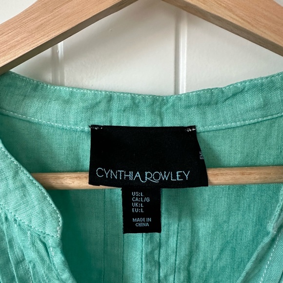 Cynthia Rowley Linen Tunic Top - Picture 2 of 3